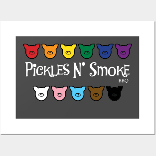 PRIDE Progress Pickles N Smoke BBQ Posters and Art